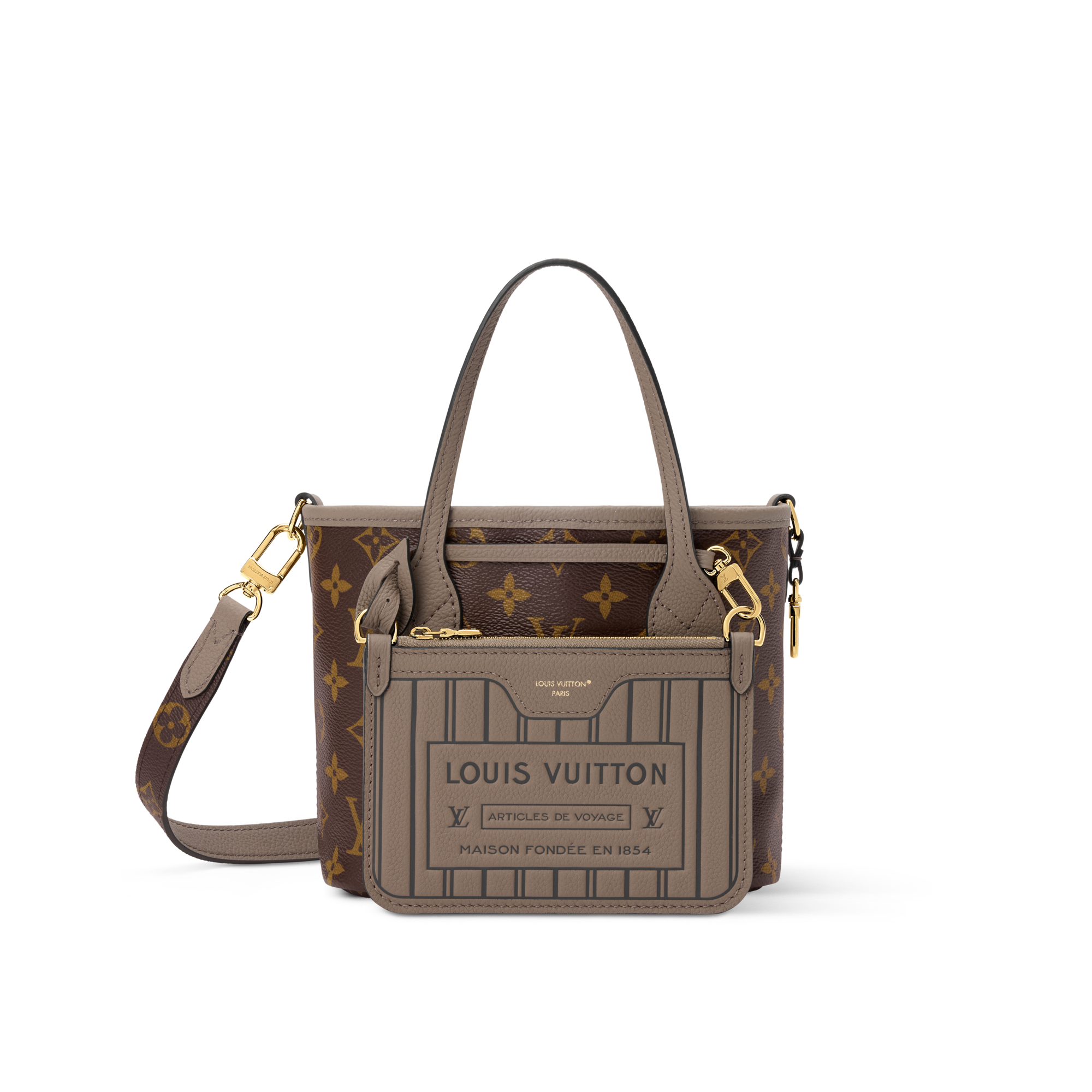 Neverfull Bandoulière Inside Out BB - Women Bags | LOUIS VUITTON